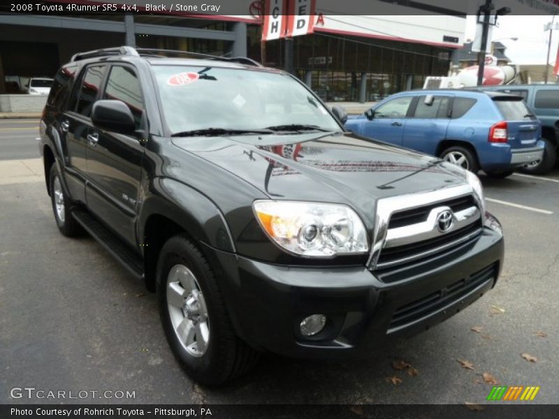 Black / Stone Gray 2008 Toyota 4Runner SR5 4x4