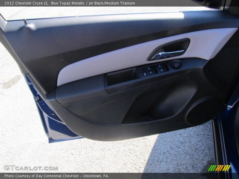 Blue Topaz Metallic / Jet Black/Medium Titanium 2012 Chevrolet Cruze LS