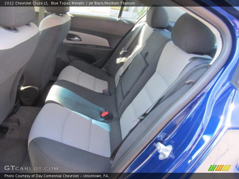 Blue Topaz Metallic / Jet Black/Medium Titanium 2012 Chevrolet Cruze LS