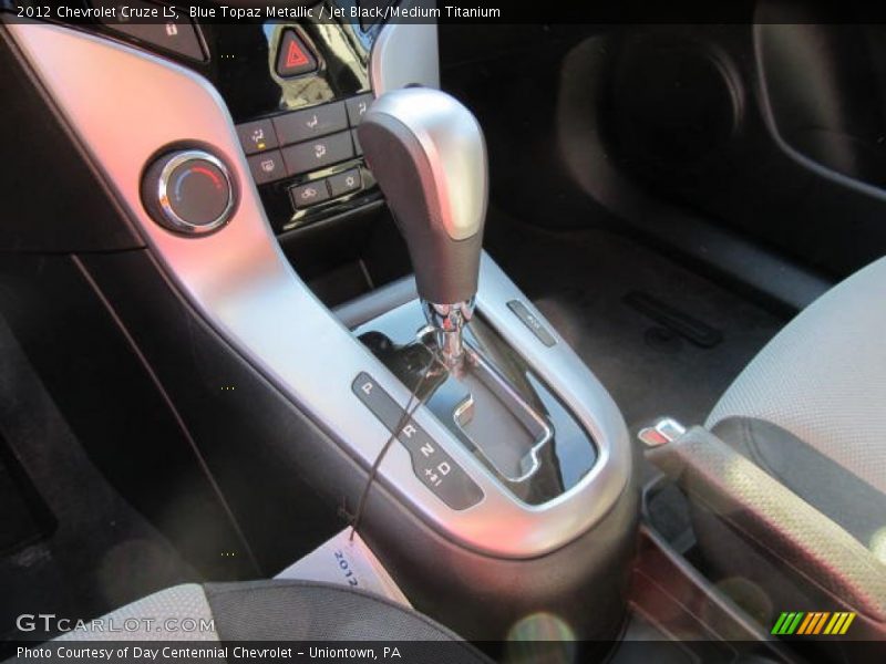 Blue Topaz Metallic / Jet Black/Medium Titanium 2012 Chevrolet Cruze LS