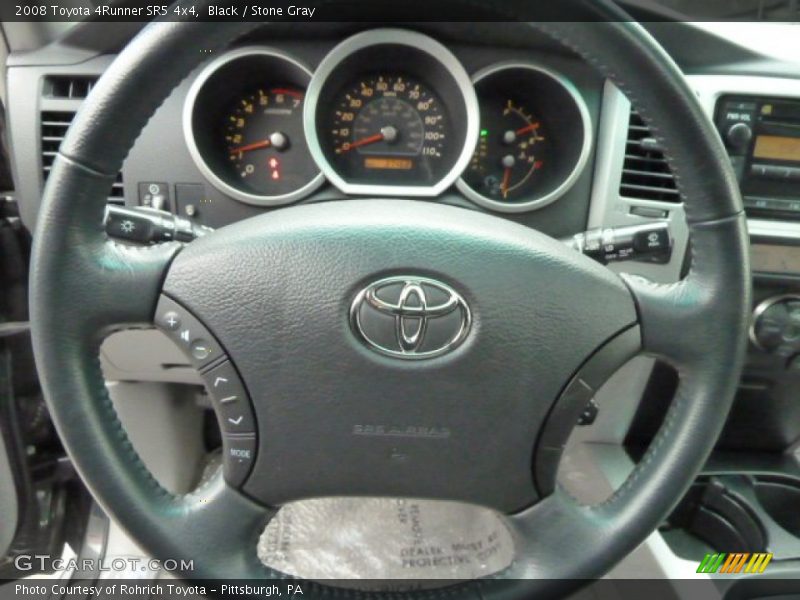 Black / Stone Gray 2008 Toyota 4Runner SR5 4x4
