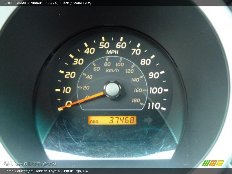 Black / Stone Gray 2008 Toyota 4Runner SR5 4x4
