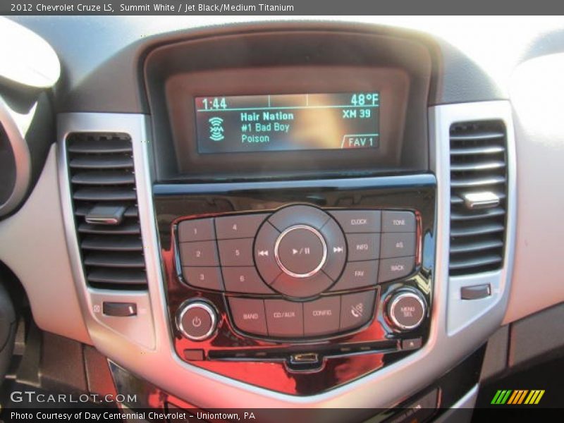Summit White / Jet Black/Medium Titanium 2012 Chevrolet Cruze LS