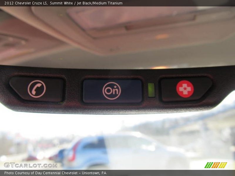 Summit White / Jet Black/Medium Titanium 2012 Chevrolet Cruze LS