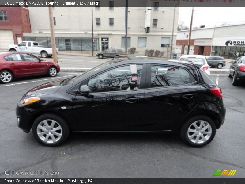 Brilliant Black / Black 2011 Mazda MAZDA2 Touring