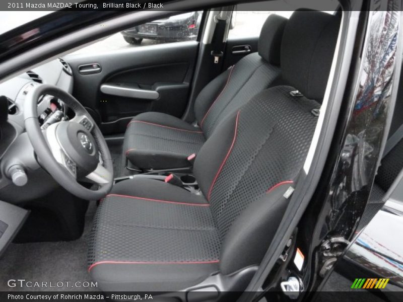 Brilliant Black / Black 2011 Mazda MAZDA2 Touring