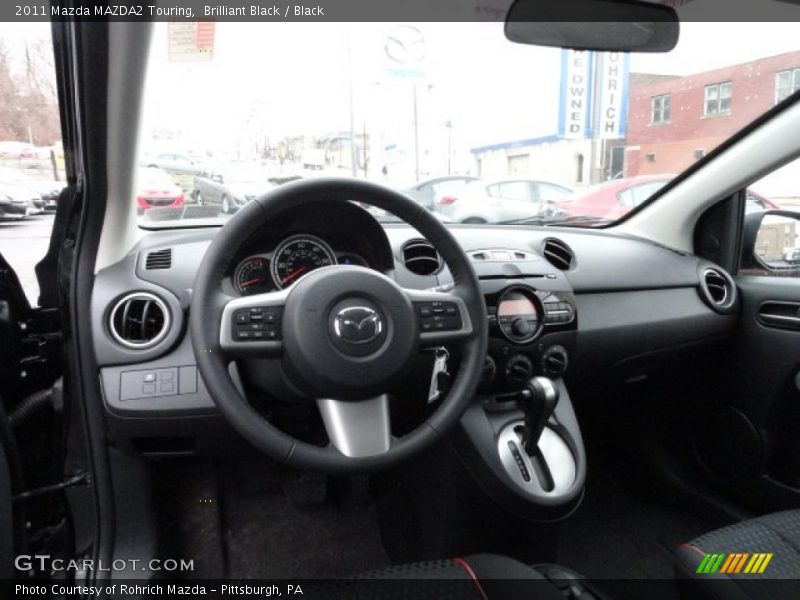 Brilliant Black / Black 2011 Mazda MAZDA2 Touring