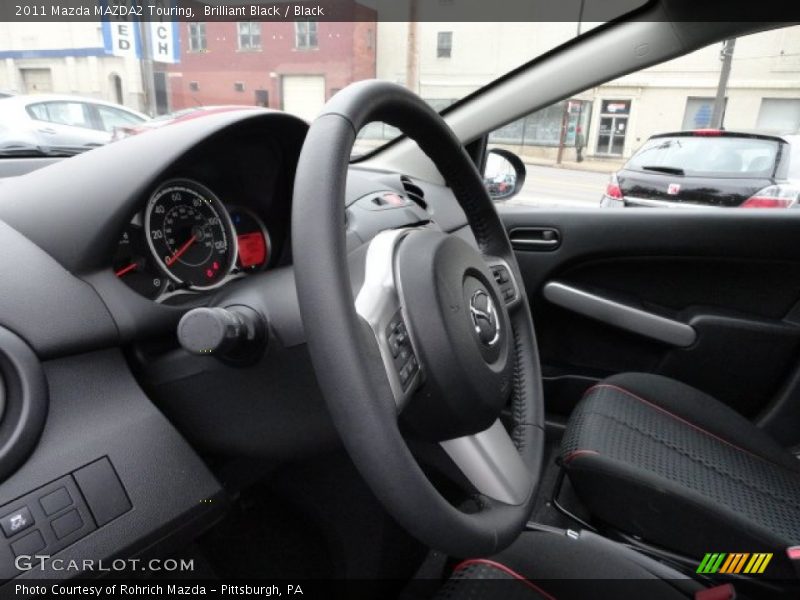 Brilliant Black / Black 2011 Mazda MAZDA2 Touring