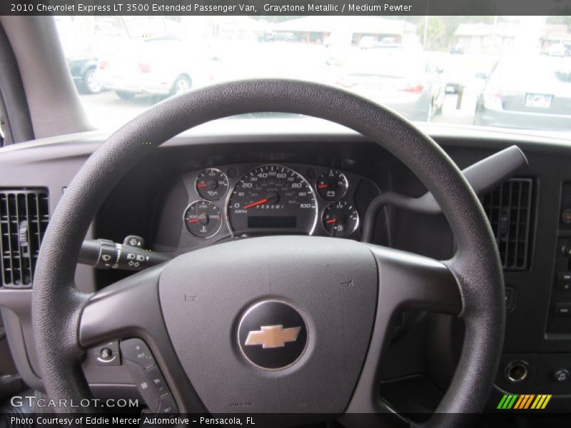 Graystone Metallic / Medium Pewter 2010 Chevrolet Express LT 3500 Extended Passenger Van