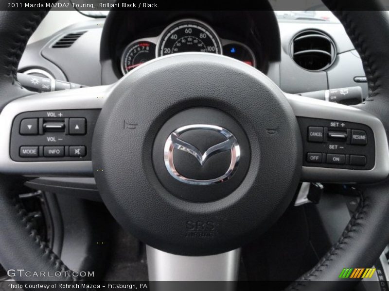 Brilliant Black / Black 2011 Mazda MAZDA2 Touring
