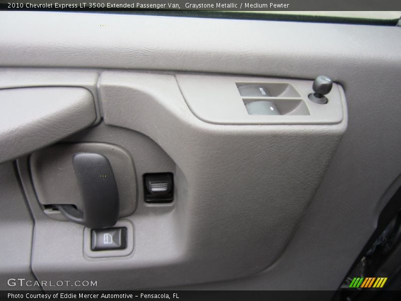 Graystone Metallic / Medium Pewter 2010 Chevrolet Express LT 3500 Extended Passenger Van