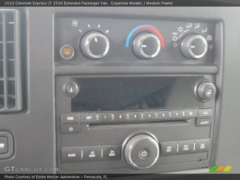 Graystone Metallic / Medium Pewter 2010 Chevrolet Express LT 3500 Extended Passenger Van