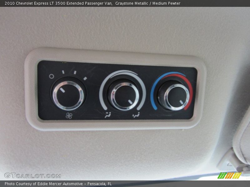 Graystone Metallic / Medium Pewter 2010 Chevrolet Express LT 3500 Extended Passenger Van