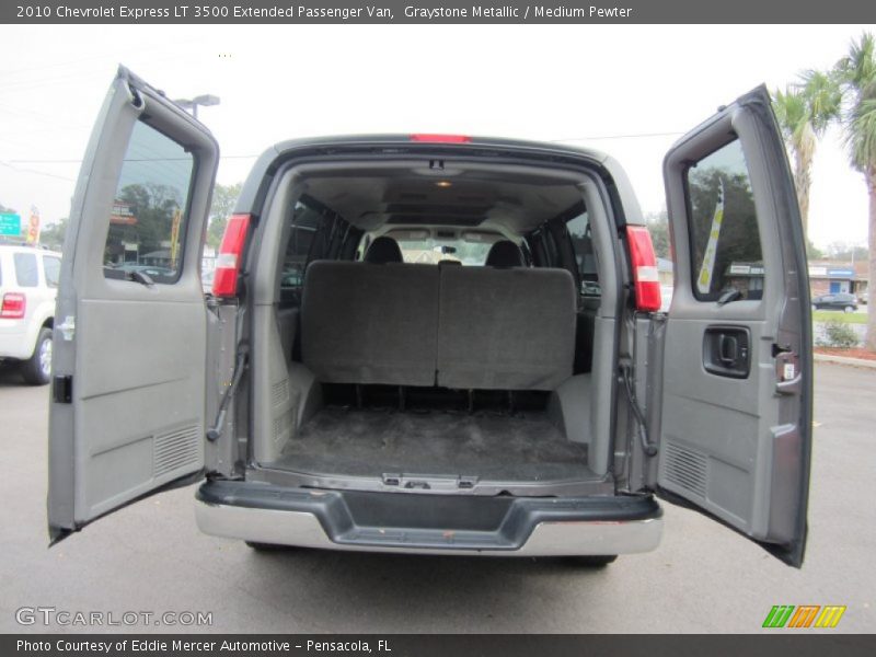 Graystone Metallic / Medium Pewter 2010 Chevrolet Express LT 3500 Extended Passenger Van
