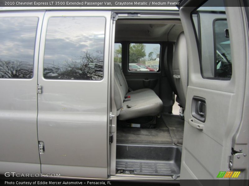 Graystone Metallic / Medium Pewter 2010 Chevrolet Express LT 3500 Extended Passenger Van