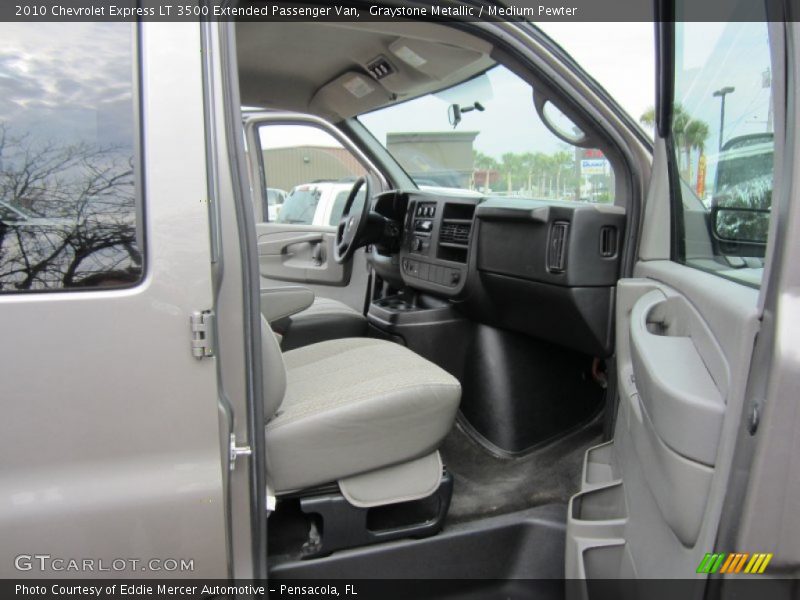 Graystone Metallic / Medium Pewter 2010 Chevrolet Express LT 3500 Extended Passenger Van