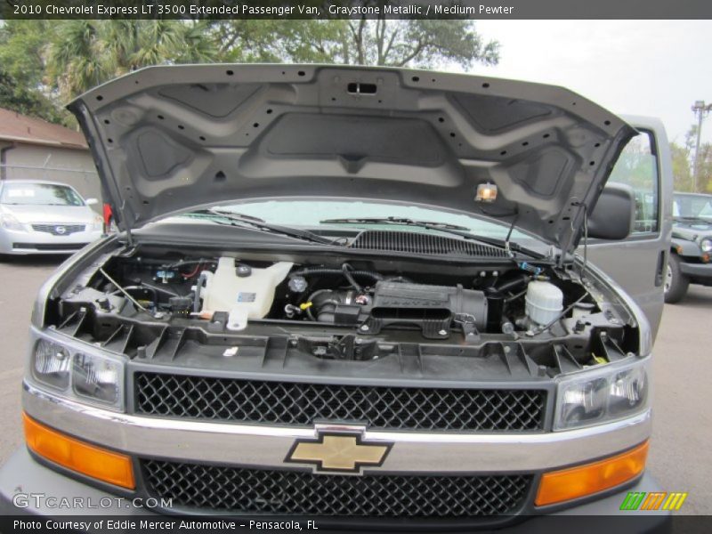 Graystone Metallic / Medium Pewter 2010 Chevrolet Express LT 3500 Extended Passenger Van