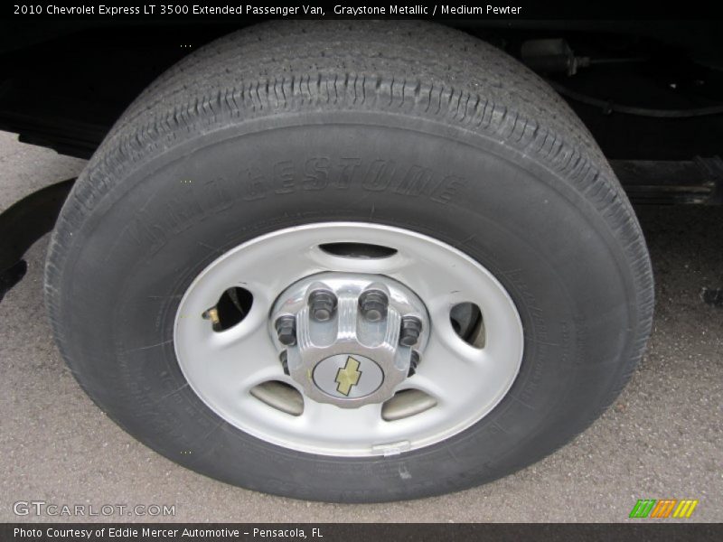 Graystone Metallic / Medium Pewter 2010 Chevrolet Express LT 3500 Extended Passenger Van