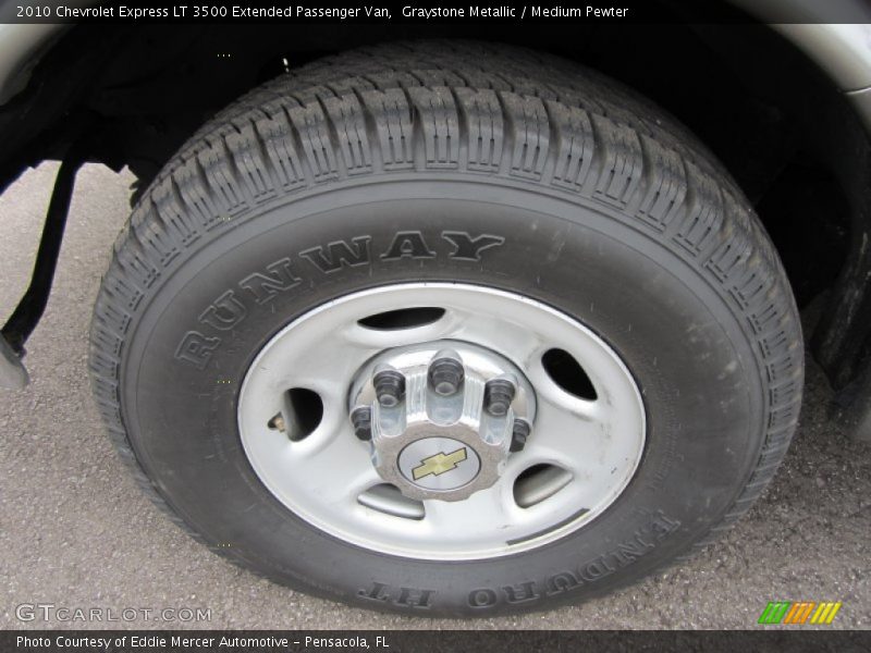 Graystone Metallic / Medium Pewter 2010 Chevrolet Express LT 3500 Extended Passenger Van