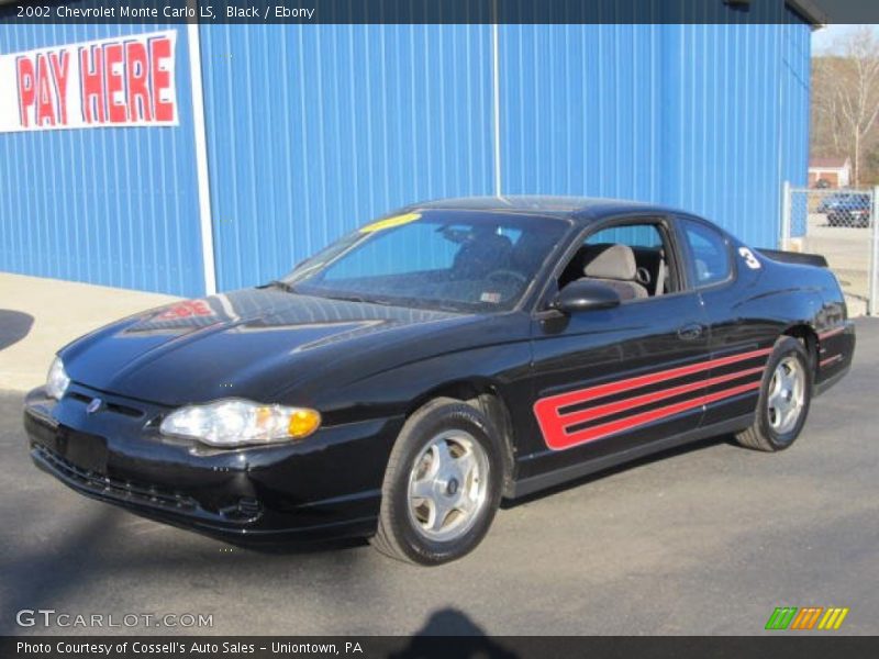 Black / Ebony 2002 Chevrolet Monte Carlo LS