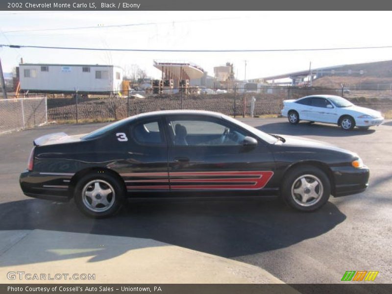 Black / Ebony 2002 Chevrolet Monte Carlo LS