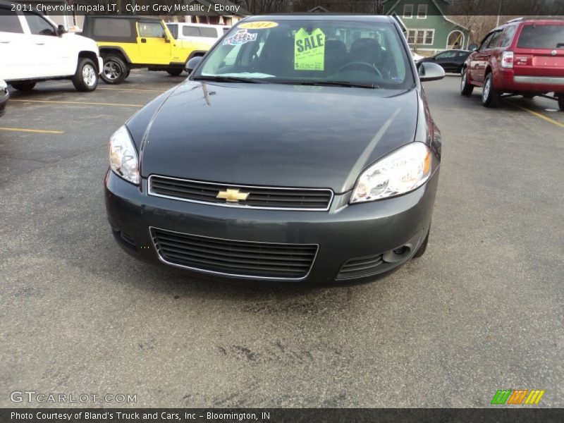 Cyber Gray Metallic / Ebony 2011 Chevrolet Impala LT