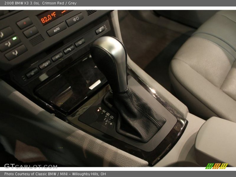 Crimson Red / Grey 2008 BMW X3 3.0si