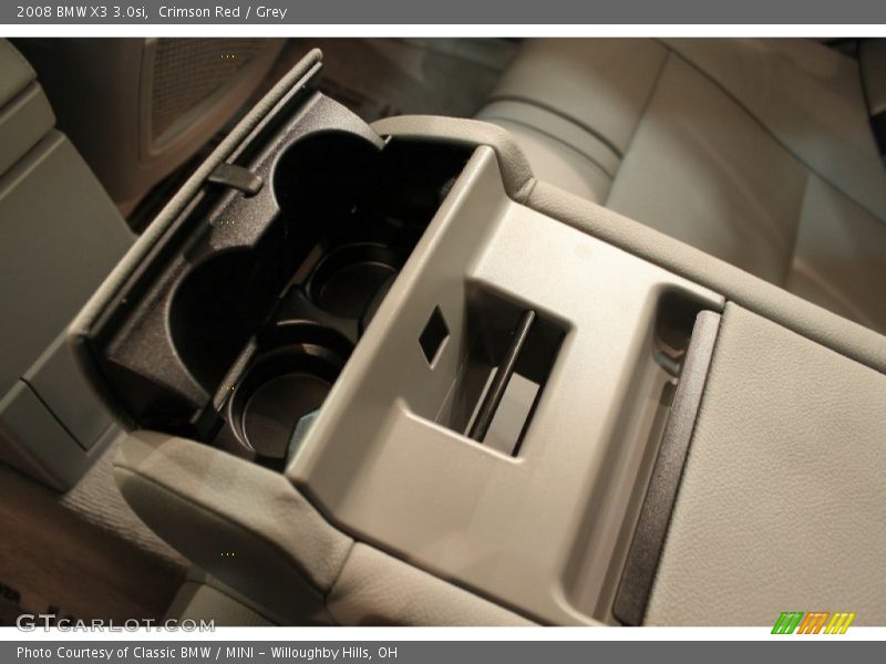 Crimson Red / Grey 2008 BMW X3 3.0si