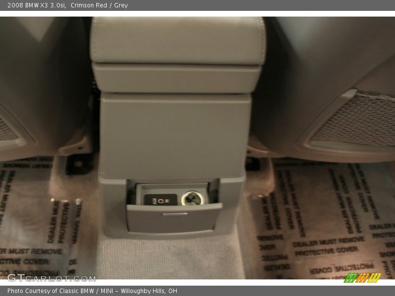 Crimson Red / Grey 2008 BMW X3 3.0si