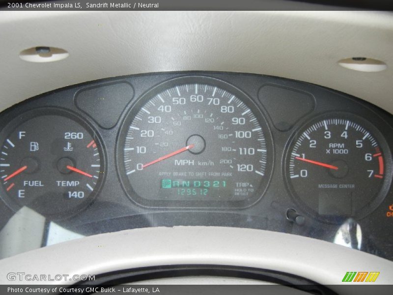 Sandrift Metallic / Neutral 2001 Chevrolet Impala LS