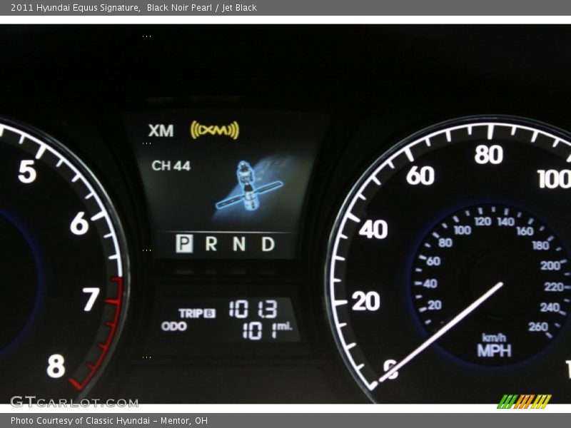 Black Noir Pearl / Jet Black 2011 Hyundai Equus Signature