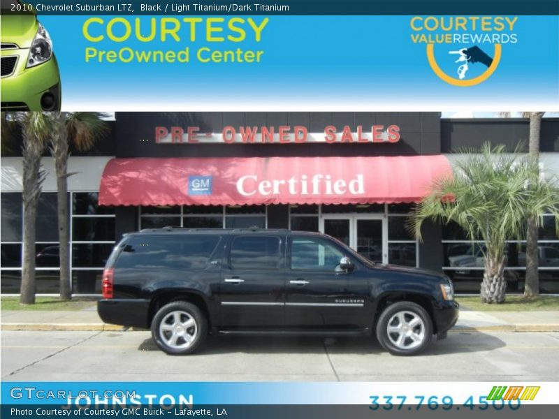 Black / Light Titanium/Dark Titanium 2010 Chevrolet Suburban LTZ