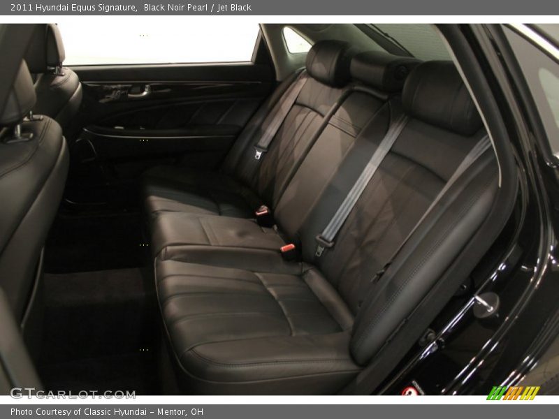 Rear Seat of 2011 Equus Signature