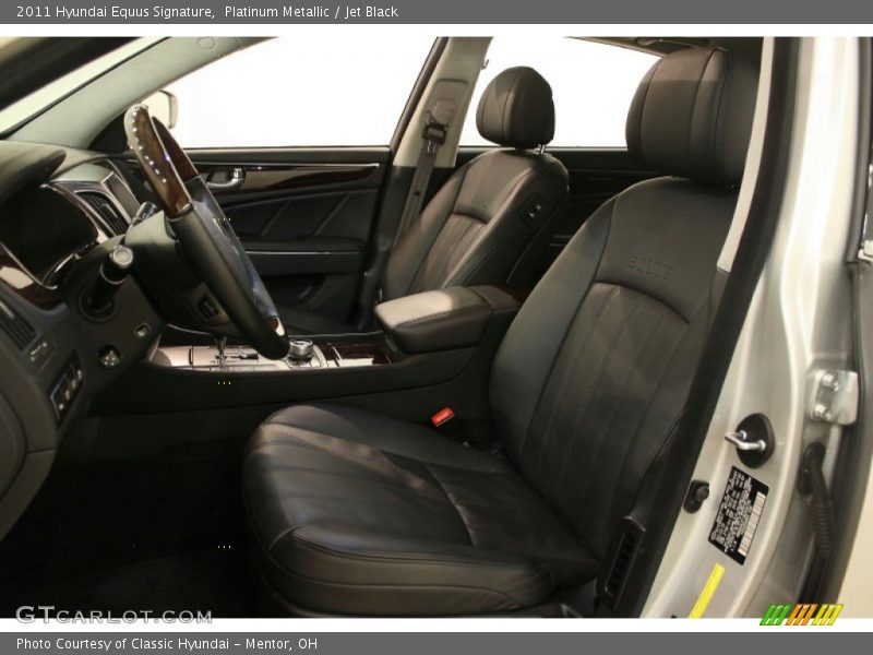  2011 Equus Signature Jet Black Interior