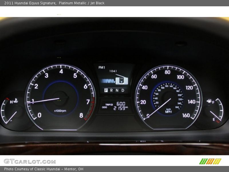  2011 Equus Signature Signature Gauges