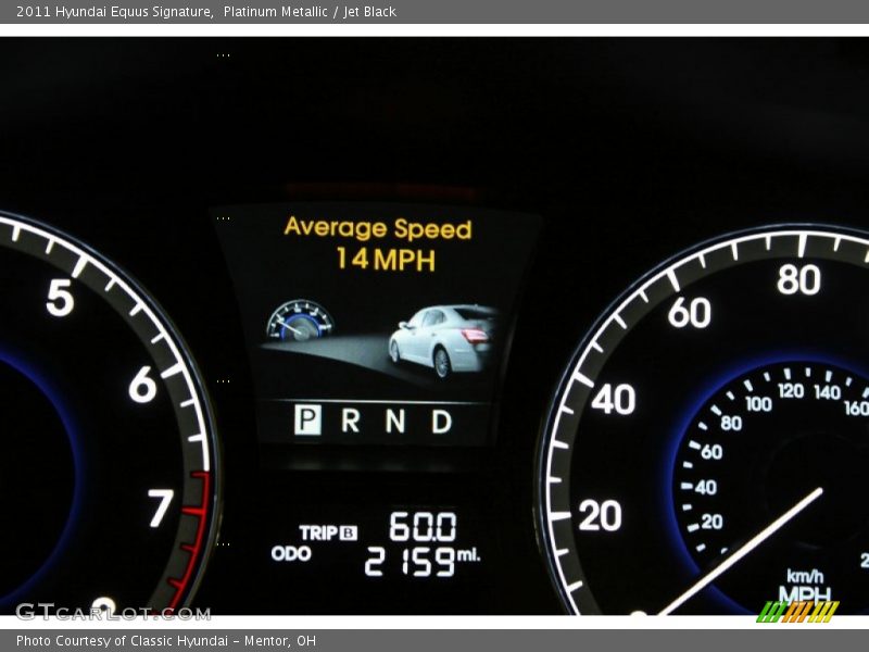  2011 Equus Signature Signature Gauges