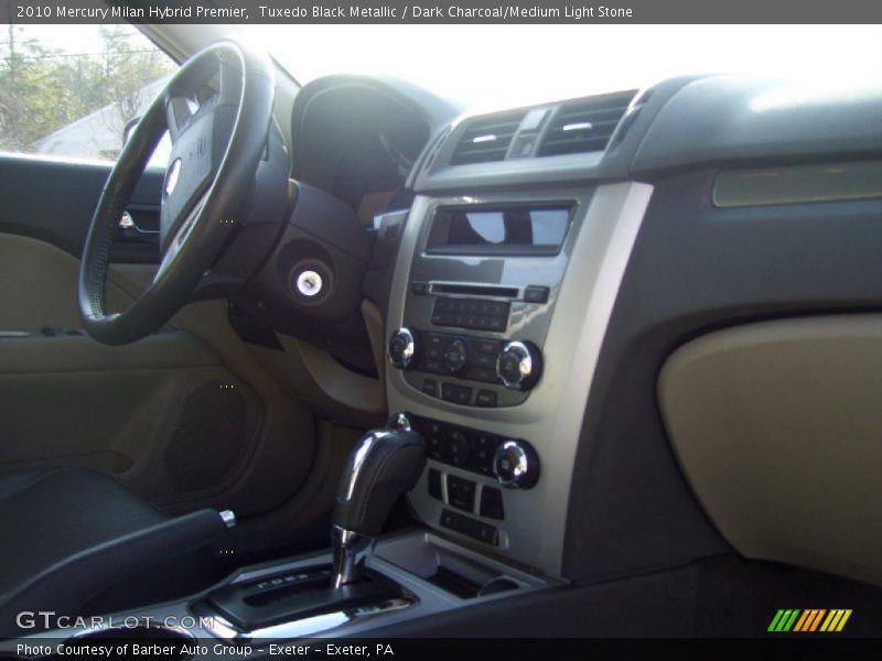 Tuxedo Black Metallic / Dark Charcoal/Medium Light Stone 2010 Mercury Milan Hybrid Premier