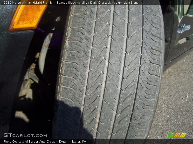 Tuxedo Black Metallic / Dark Charcoal/Medium Light Stone 2010 Mercury Milan Hybrid Premier