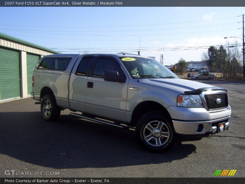 Silver Metallic / Medium Flint 2007 Ford F150 XLT SuperCab 4x4