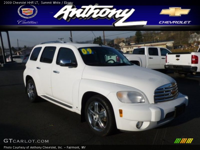 Summit White / Ebony 2009 Chevrolet HHR LT