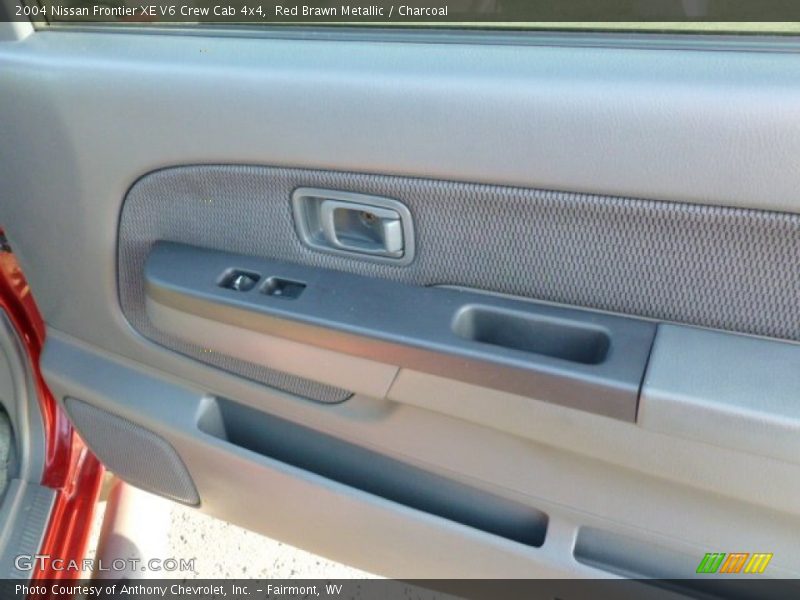 Red Brawn Metallic / Charcoal 2004 Nissan Frontier XE V6 Crew Cab 4x4