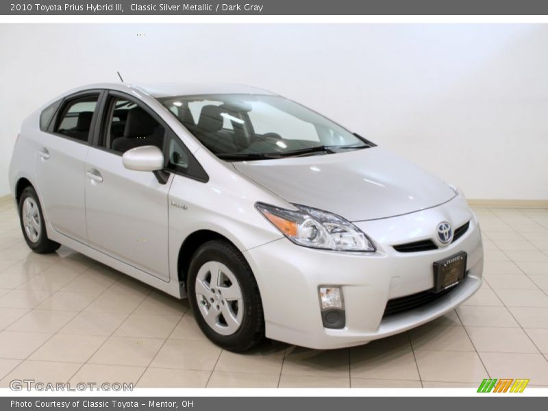 Classic Silver Metallic / Dark Gray 2010 Toyota Prius Hybrid III