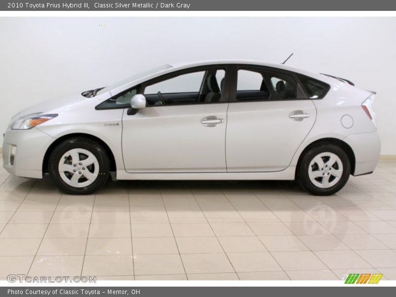 Classic Silver Metallic / Dark Gray 2010 Toyota Prius Hybrid III