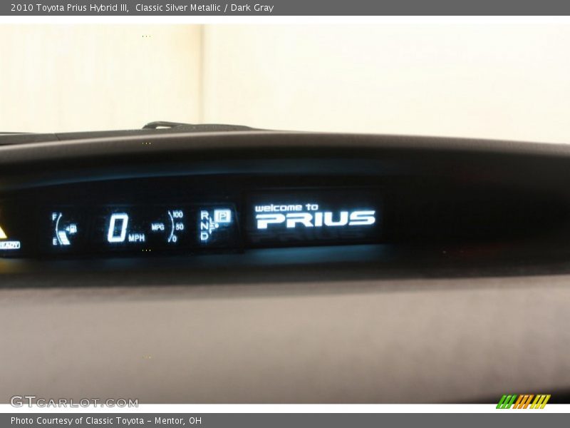 Classic Silver Metallic / Dark Gray 2010 Toyota Prius Hybrid III