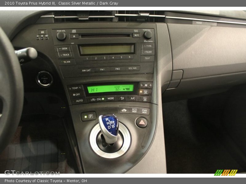 Classic Silver Metallic / Dark Gray 2010 Toyota Prius Hybrid III