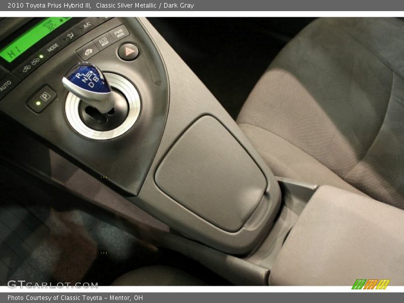 Classic Silver Metallic / Dark Gray 2010 Toyota Prius Hybrid III