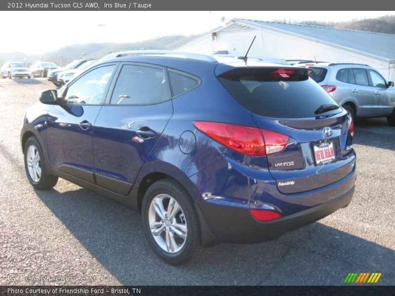 Iris Blue / Taupe 2012 Hyundai Tucson GLS AWD