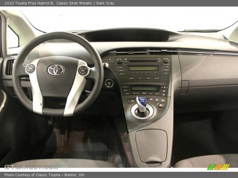 Classic Silver Metallic / Dark Gray 2010 Toyota Prius Hybrid III