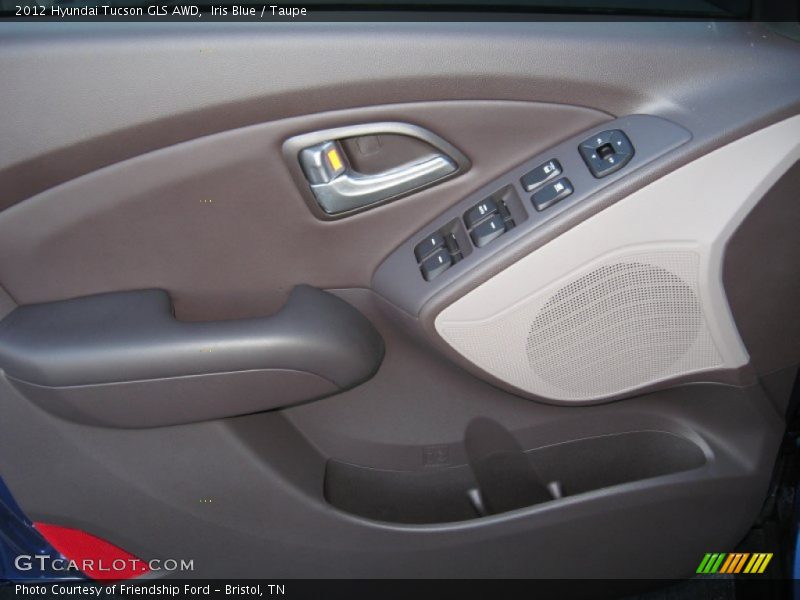 Iris Blue / Taupe 2012 Hyundai Tucson GLS AWD