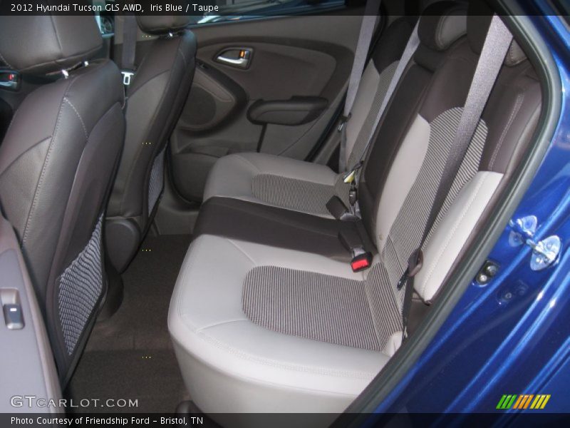 Iris Blue / Taupe 2012 Hyundai Tucson GLS AWD
